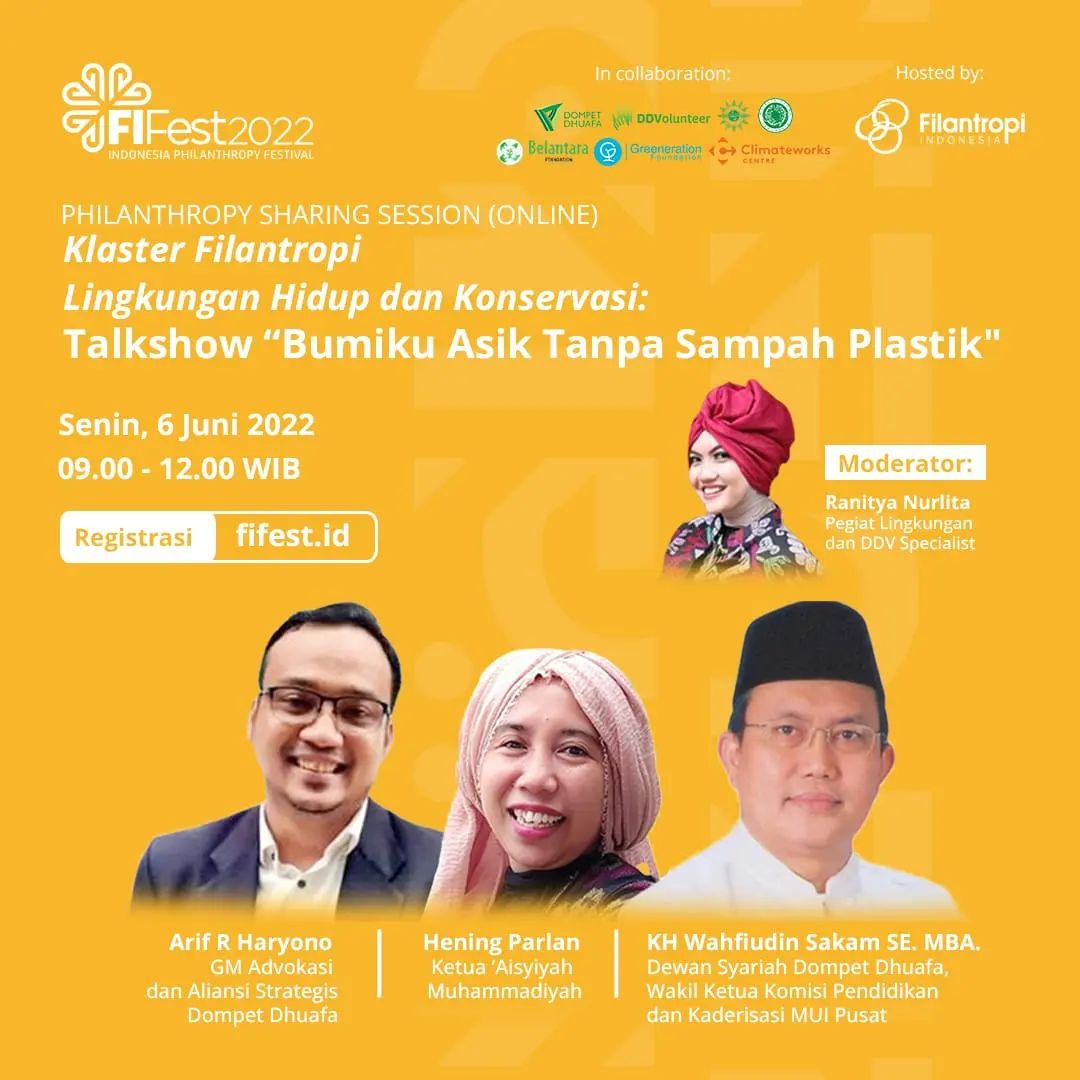 talkshow filantropi festival 20221 dompet dhuafa Poater acara talkshow