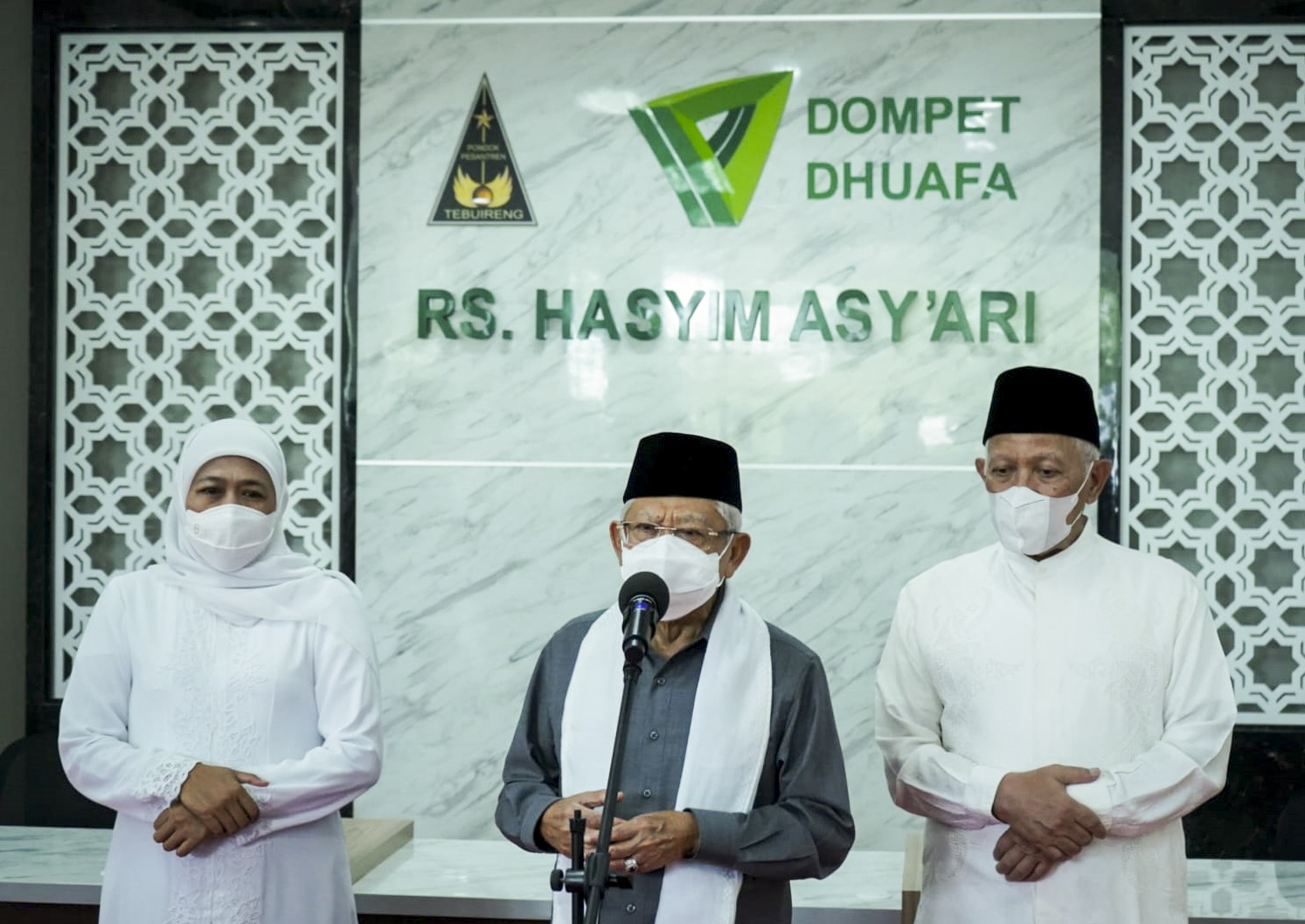 kunjungan wapres di rs hasyim asyari dompet dhuafa kunjungan Wapres Di RS Hasyim Asy'ari