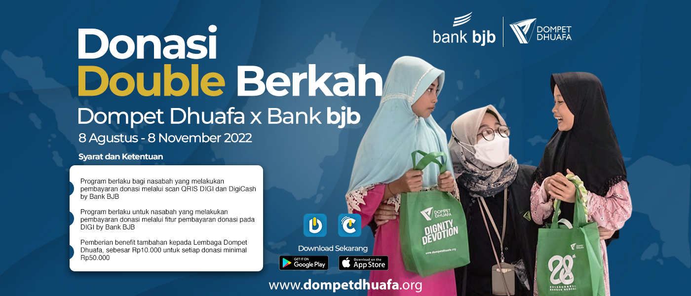 Donasi Double Berkah Dompet Dhuafa X Bank BJB