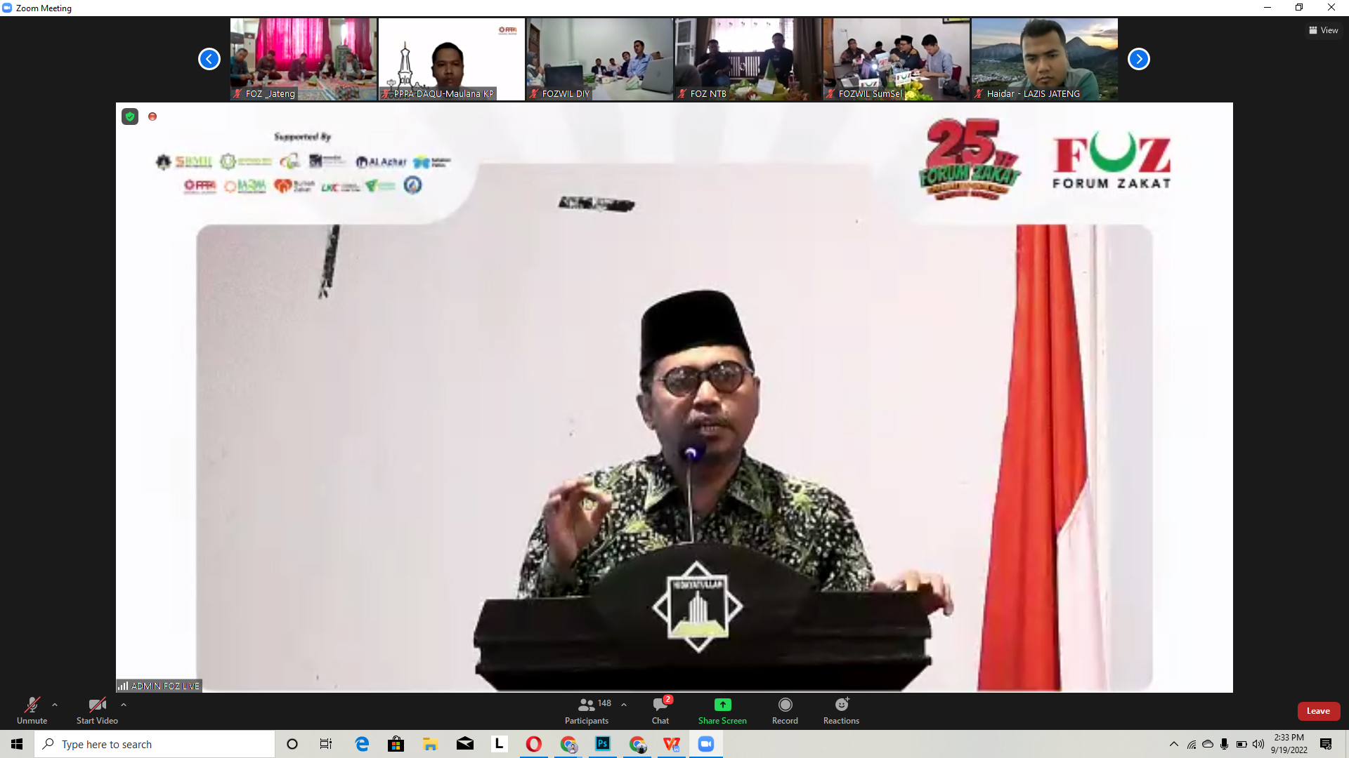 hut ke 25 tahun foz 3 dompet dhuafa