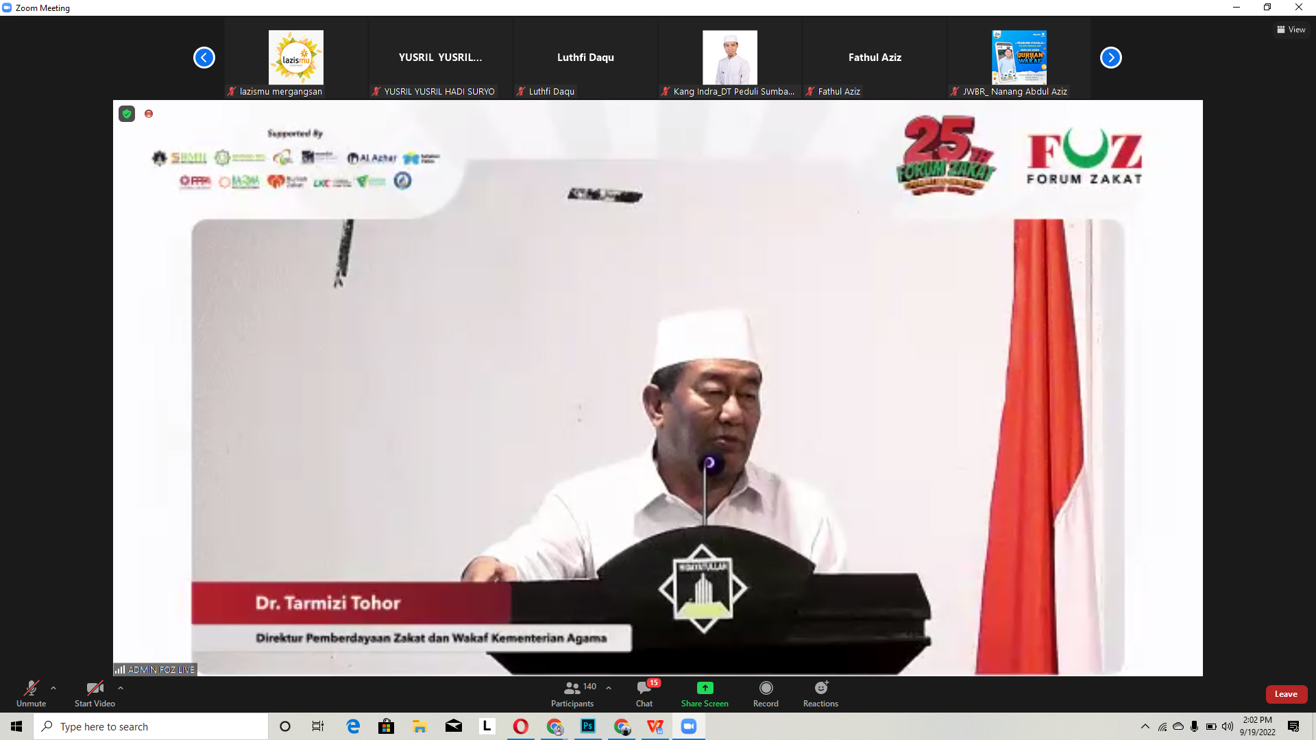 hut ke 25 tahun foz 4 dompet dhuafa