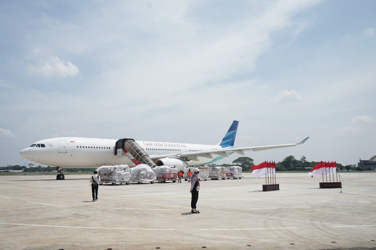 jokowi lepas pengiriman bantuan dmc untuk penyintas banjir pakistan4 dompet dhuafa