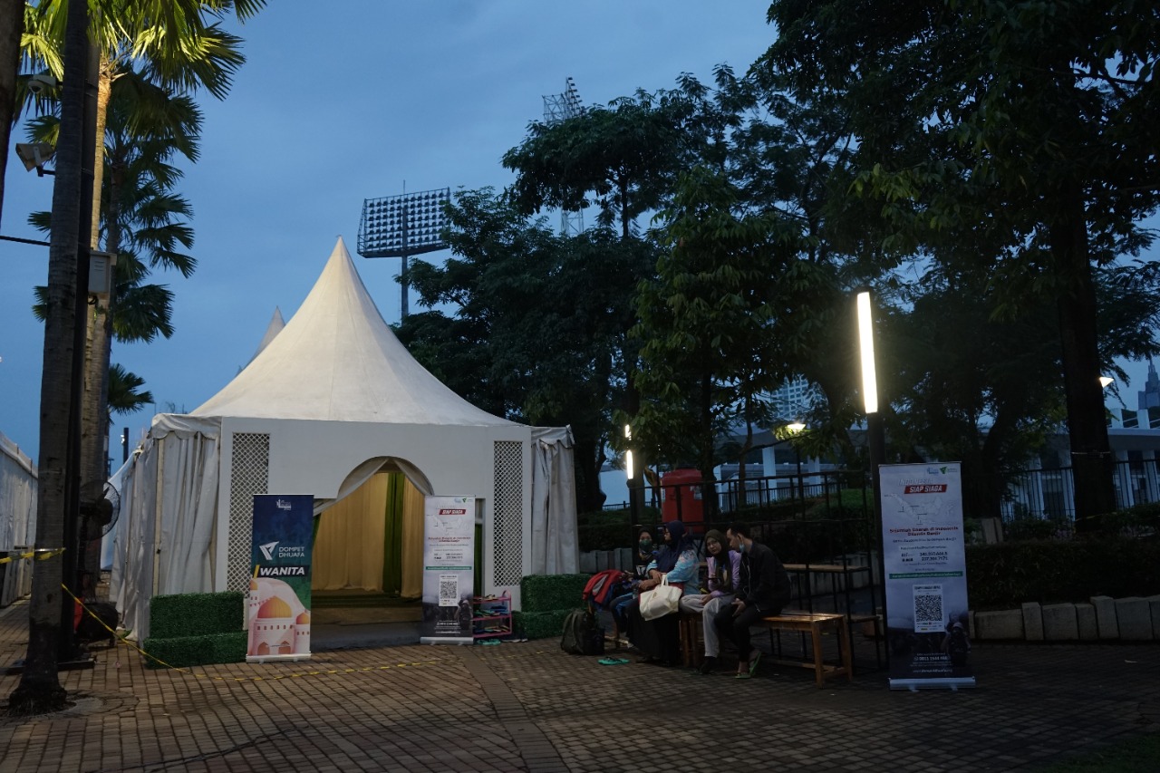 dompet dhuafa fasilitasi musala untuk runners jakarta marathon 20222 dompet dhuafa
