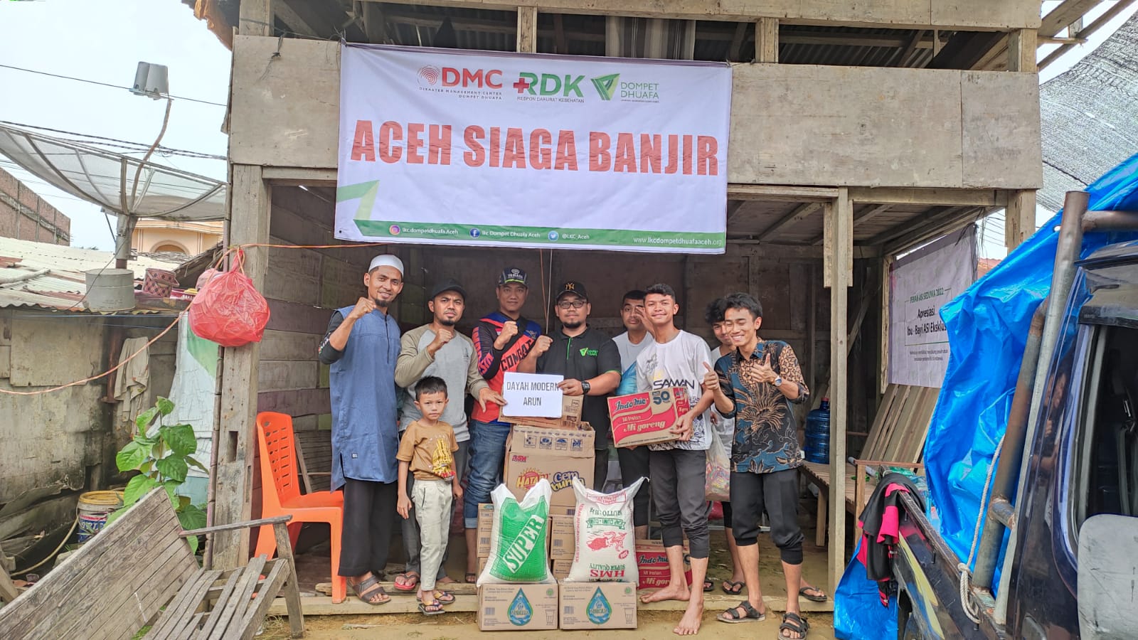 banjir aceh utara dompet dhuafa