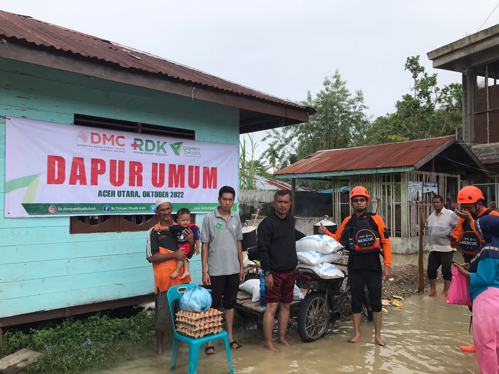 banjir aceh utara dompet dhuafa