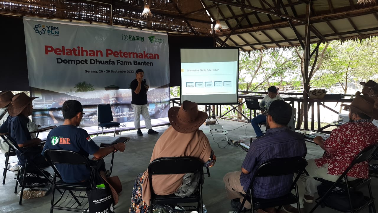 photo20221017095608 dompet dhuafa pelatihan peternakan dd farm banten ybm pln