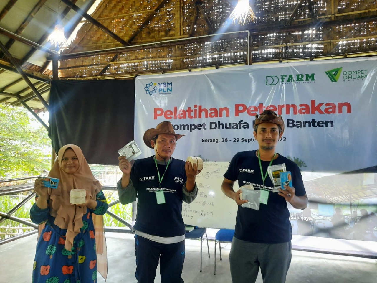 photo20221017095609 dompet dhuafa pelatihan peternakan dd farm banten ybm pln