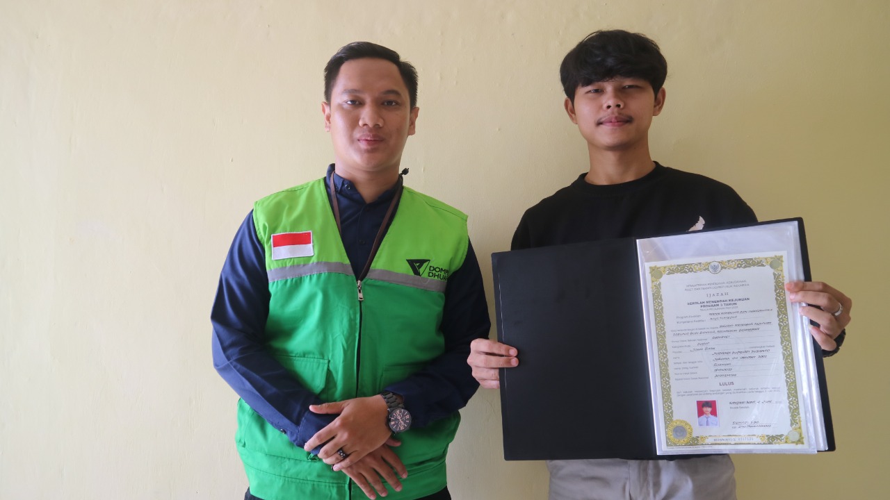 tebus ijazah judandi pemuda yatim piatu dengan banyak bakat dompet dhuafa