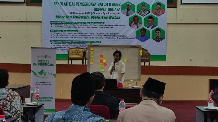 sekolah dai pemberdaya dompet dhuafa Pelatihan menulis dan jurnalistik Sekolah Dai Pemberdaya Batch 8