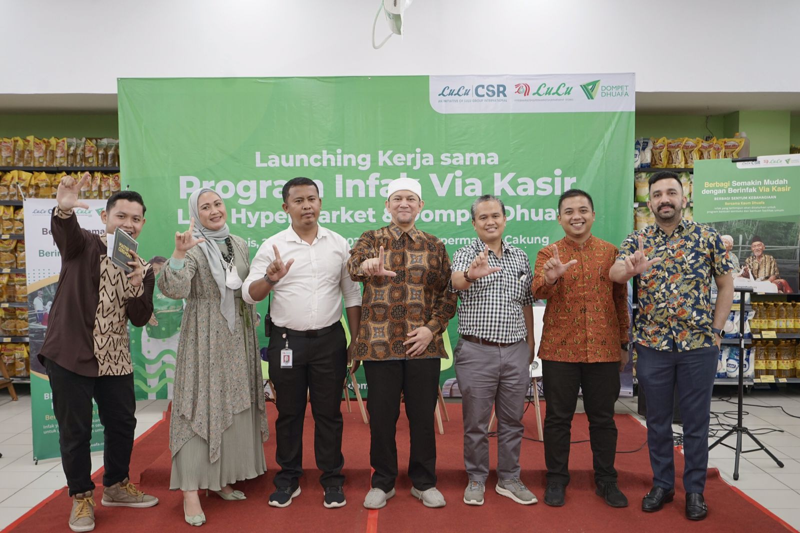 dd x lulu program infak via kasir dompet dhuafa