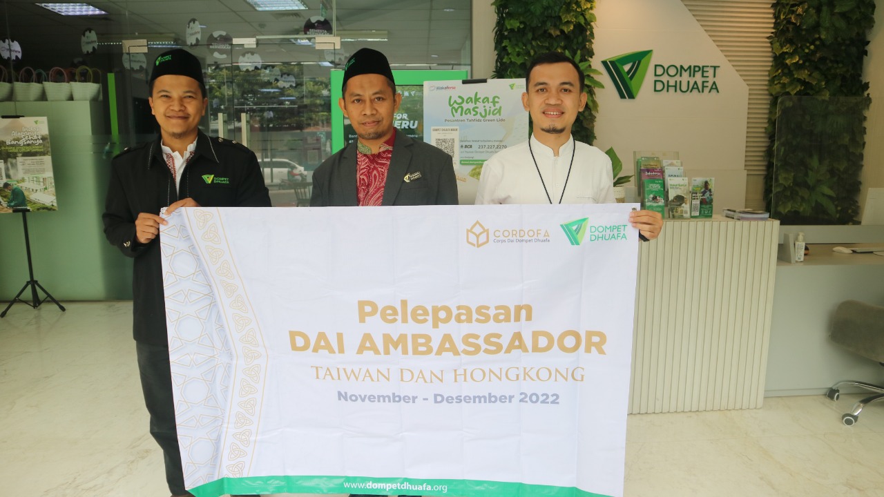 sebar ajaran islam ke mancanegara cordofa kirim dai ambasador ke taiwan dan hongkong3 dompet dhuafa