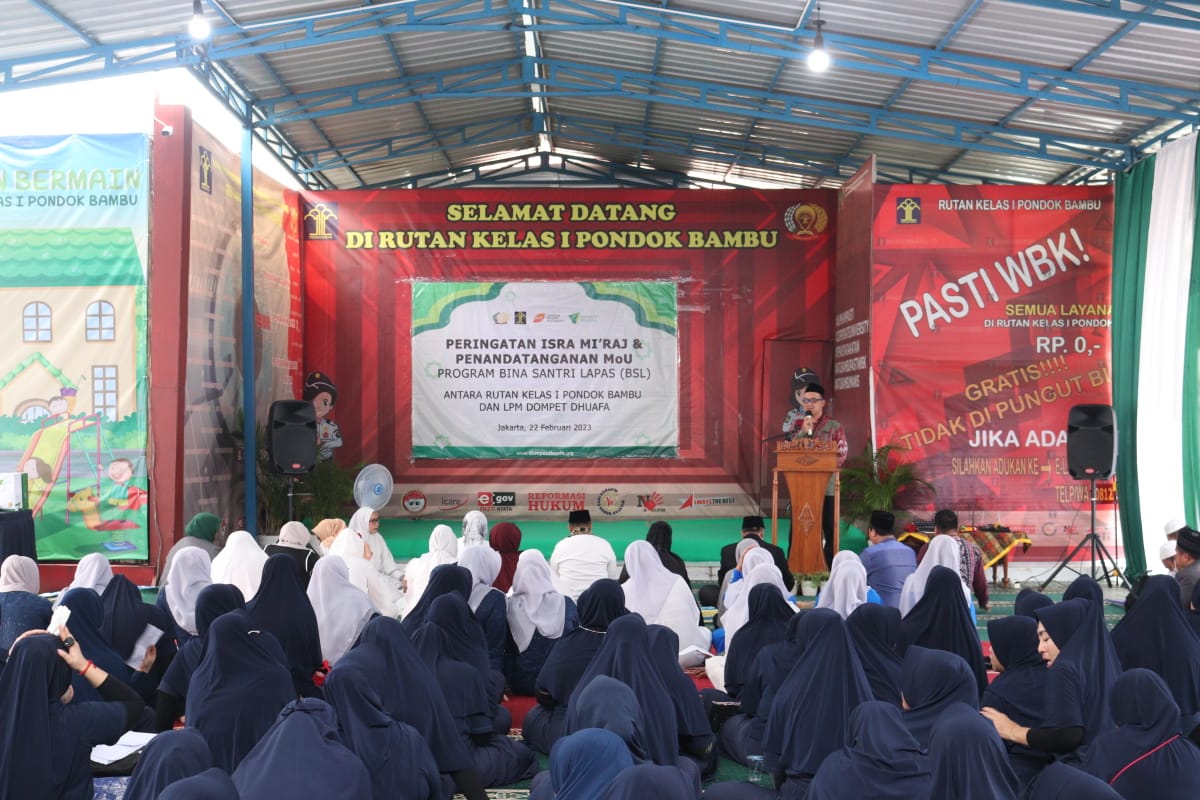 Penandatanganan MoU berlangsung secara bersamaan dengan acara Peringatan Isra Miraj.