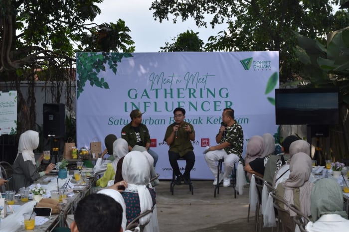 gathering thk dompet dhuafa Dompet Dhuafa Jabar Ajak Puluhan Influencer Gemakan Tebar Hewan Kurban
