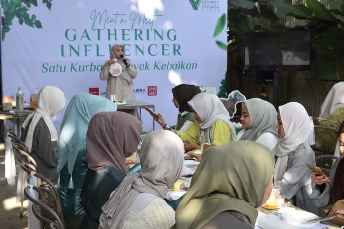 gathering thk dompet dhuafa Dompet Dhuafa Jabar Ajak Puluhan Influencer Gemakan Tebar Hewan Kurban