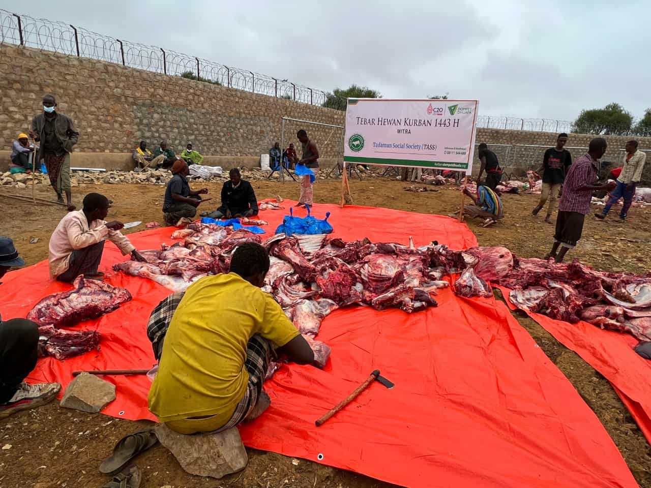 thk dompet dhuafa jangkau ribuan pengungsi miskin somalia4 dompet dhuafa