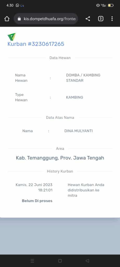 kurban mudah di dompet dhuafa 3 dompet dhuafa kurban online di Dompet Dhuafa