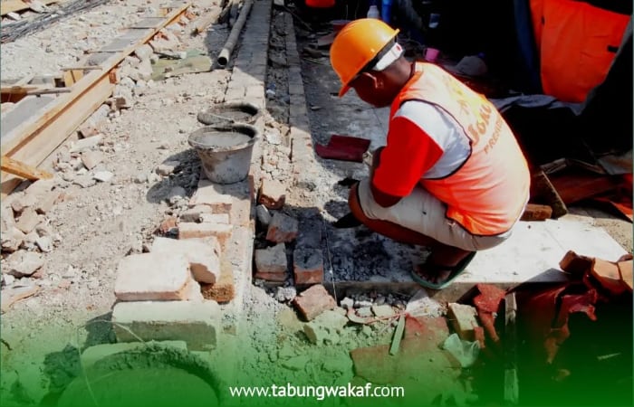Pembangunan Masjid Al-Barakah lewat Program Wakaf Cianjur Bangkit Dompet Dhuafa.