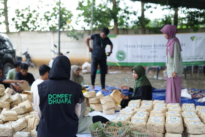 thk kurban lampung hijra bank dompet dhuafa Bersama Dompet Dhuafa, Hijra Bank Salurkan Kurban ke Lampung