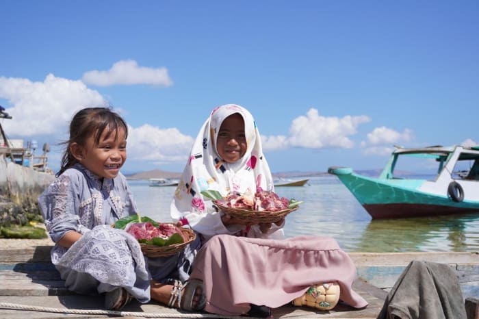 thk 1444 h kurban pulau messah dompet dhuafa THK Dompet dhuafa di Pulau Messah