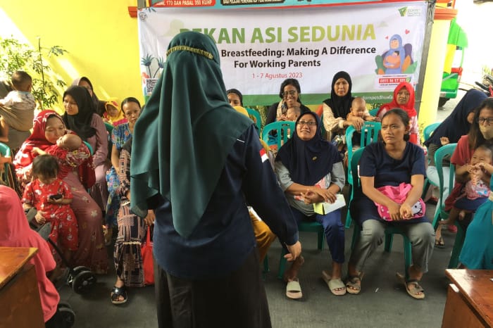 pekan asi dunia bersama lkc dompet dhuafa 3 dompet dhuafa LKC Dompet Dhuafa Gelar Edukasi dan Apresiasi untuk Busui