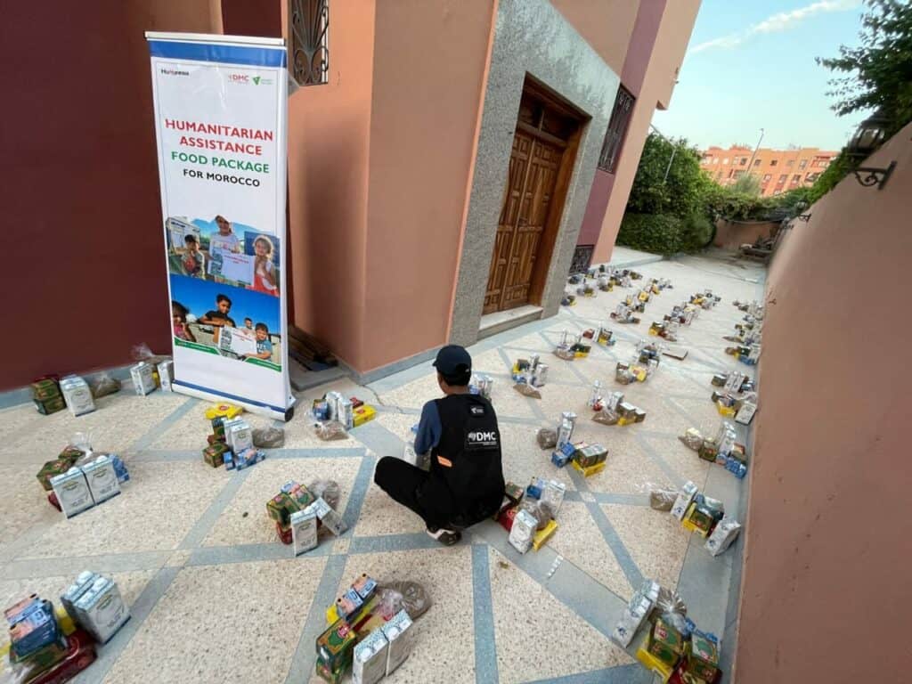 Dompet Dhuafa salurkan paket pangan untuk bantu para penyintas Gempa Maroko