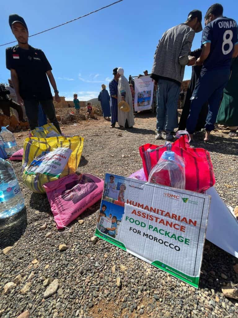 Dompet Dhuafa salurkan paket pangan untuk bantu para penyintas Gempa Maroko