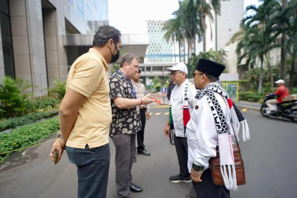 Dompet Dhuafa Gelar Aksi Bela Palestina di Depan Kantor PBB
