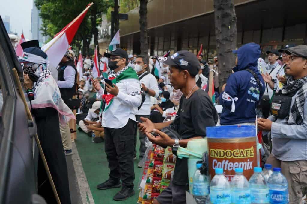 Dompet Dhuafa Gelar Aksi Bela Palestina di Depan Kantor PBB