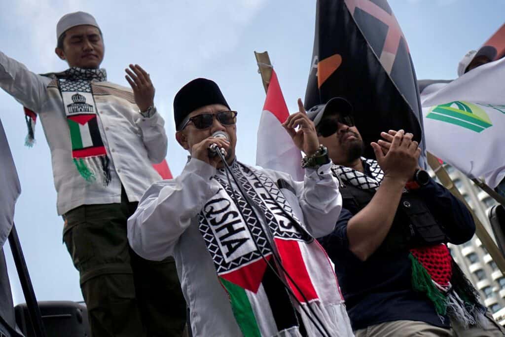 Dompet Dhuafa Gelar Aksi Bela Palestina di Depan Kantor PBB