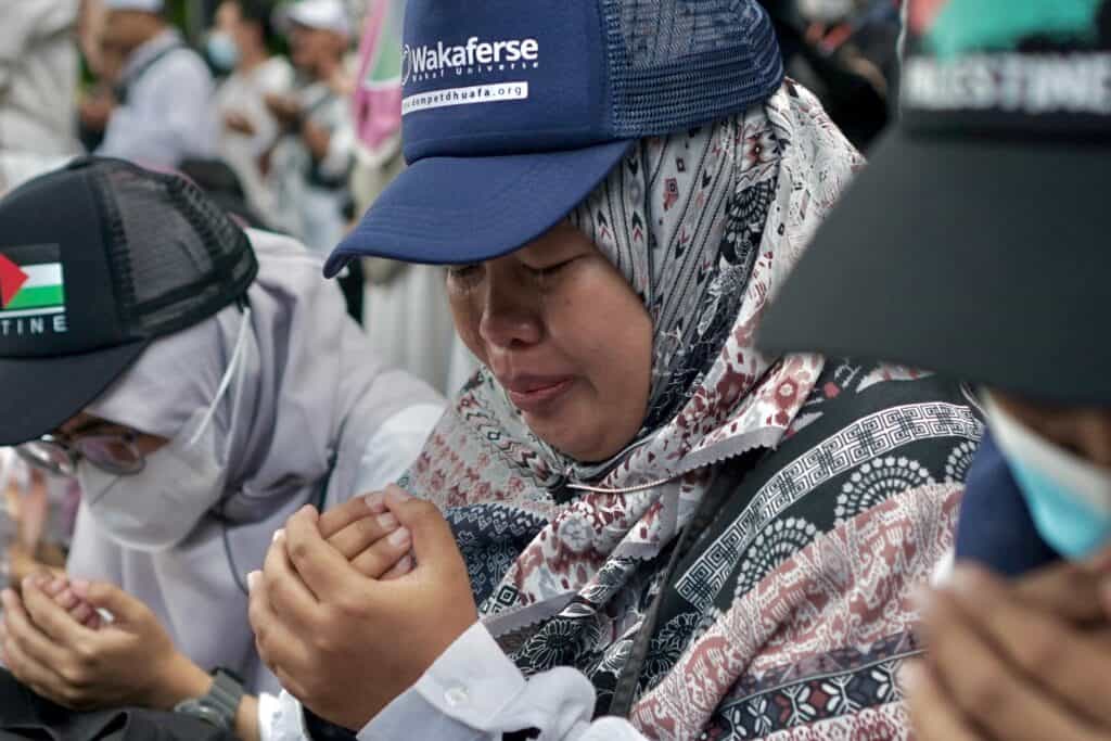 Dompet Dhuafa Gelar Aksi Bela Palestina di Depan Kantor PBB