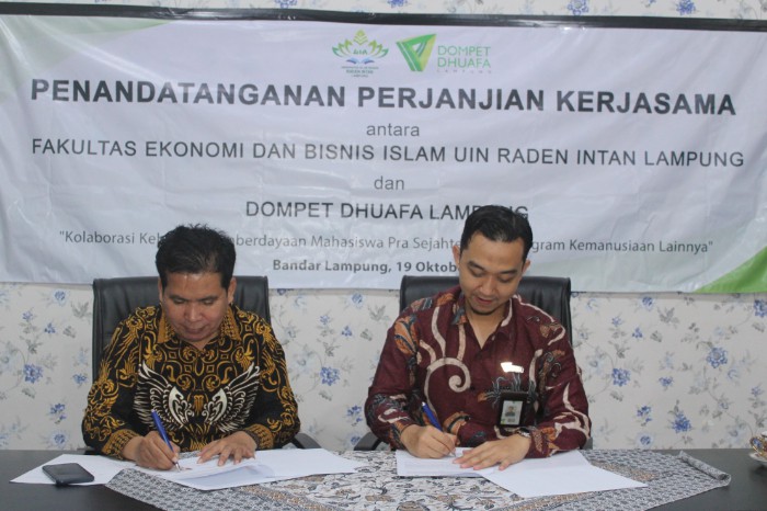 kantin kontainer uin raden inten lampung 1 dompet dhuafa Dompet Dhuafa Lampung dan FEBI UIN RIL Tandatangani kerja sama Kantin Kontainer
