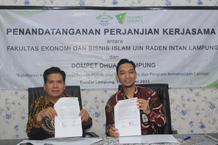 kantin kontainer uin raden inten lampung 2 dompet dhuafa Dompet Dhuafa Lampung dan FEBI UIN RIL Tandatangani kerja sama Kantin Kontainer