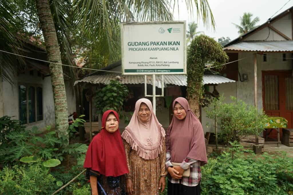 Program Kampuang Nila Dompet Dhuafa, budi daya ikan nila.