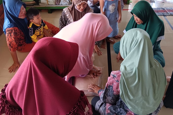 pelatihan bhd bagi masyarakat sei lais3 dompet dhuafa Pelatihan Bantuan Hidup Dasar di Palembang