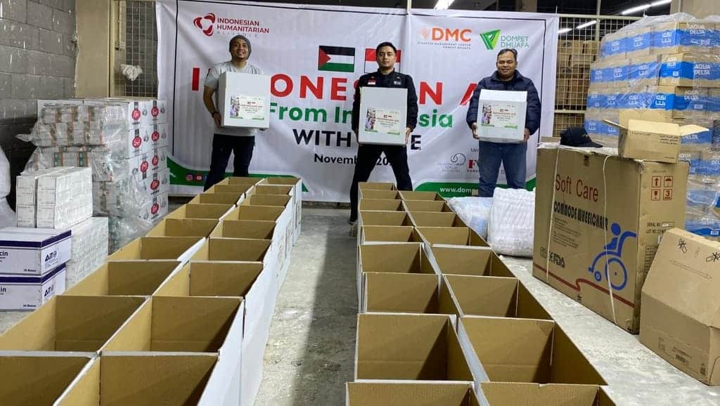 persiapan tim kemanusiaan iha kawal bantuan ke palestina 2 dompet dhuafa Persiapan Tim Kemanusiaan IHA Kawal Bantuan ke Palestina