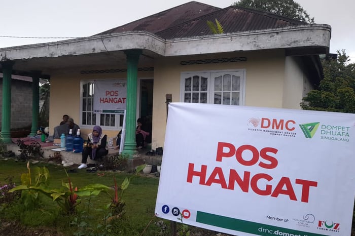 DMC Dompet Dhuafa dalam peristiwa erupsi Gunung Marapi