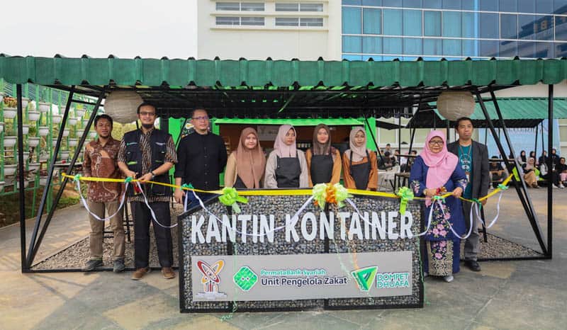 launching kantin kontainer3 dompet dhuafa Grand Launching Kantin Kontainer UIN Sultan Maulana Hasanuddin