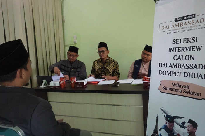 seleksi calon dai2 dompet dhuafa seleksi Dai Ambassador region Sumsel