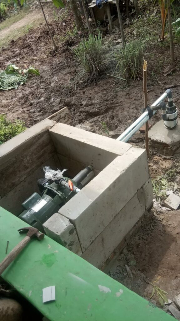 dompet dhuafa bangun sumur bor di Muaragembong, Kab Bekasi