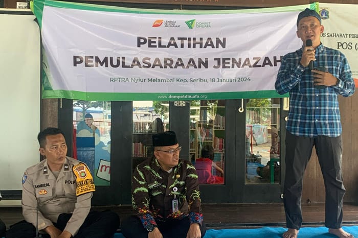 pelatihan pemulasaraan jenazah7 dompet dhuafa Pelatihan Pemulasaraan Jenazah di Pulau Kelapa