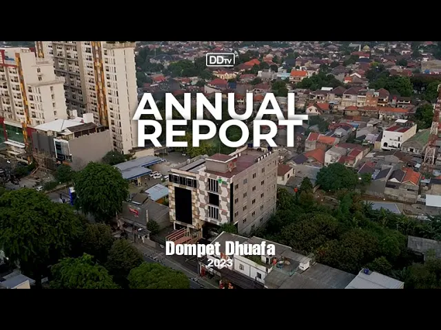 Annual Report Dompet Dhuafa 2023. Menyajikan beragam laporan kinerja pemberdayaan Dompet Dhuafa selama masa kerja 2023.