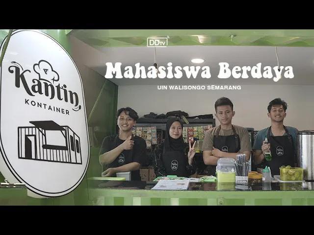 Video program Kantin Kontainer yang hadir di Universitas Islam Negeri Walisongo, Semarang, Jawa Tengah. Program KolaborAksi pemberdayaan Dompet Dhuafa dengan UIN Walisongo tersebut, menjadi sasaran penyaluran program beasiswa sekaligus mendidik menjadi wirausaha.