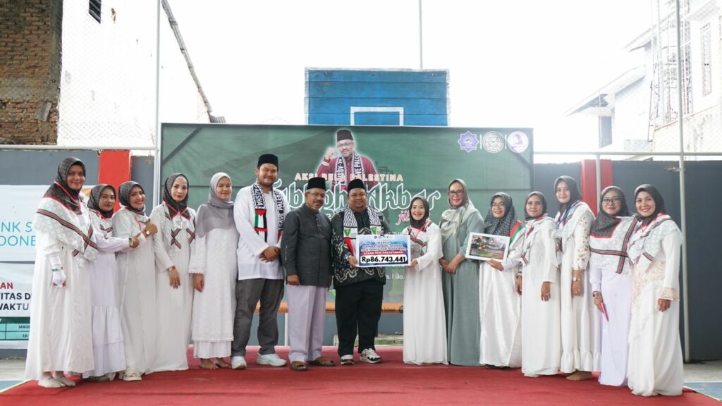 namira islamic school medan dompet dhuafa Namira Islamic School Medan bantu warga Palestina