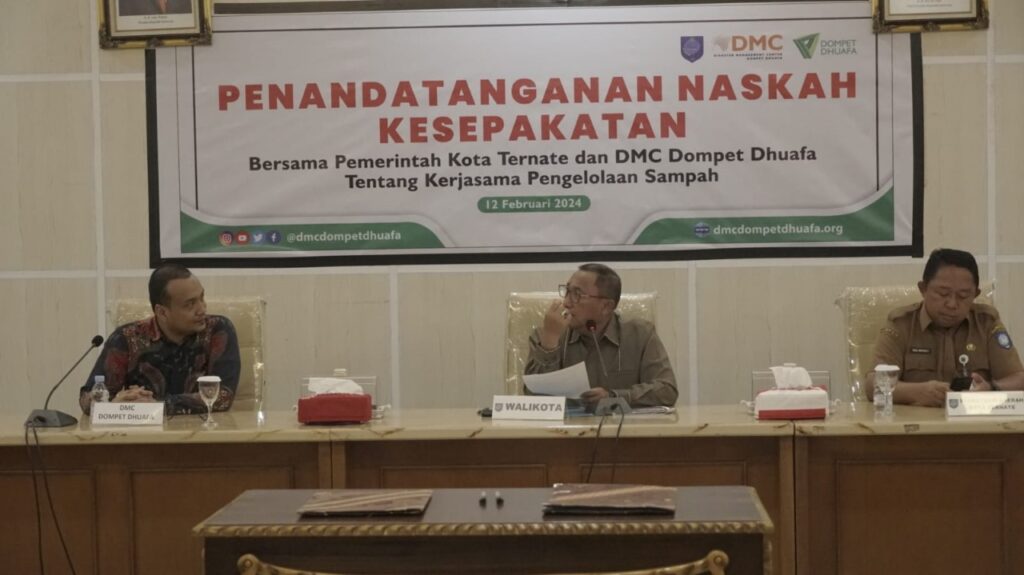 langkah kolaboratif dompet dhuafa dalam mengelola sampah di Ternate