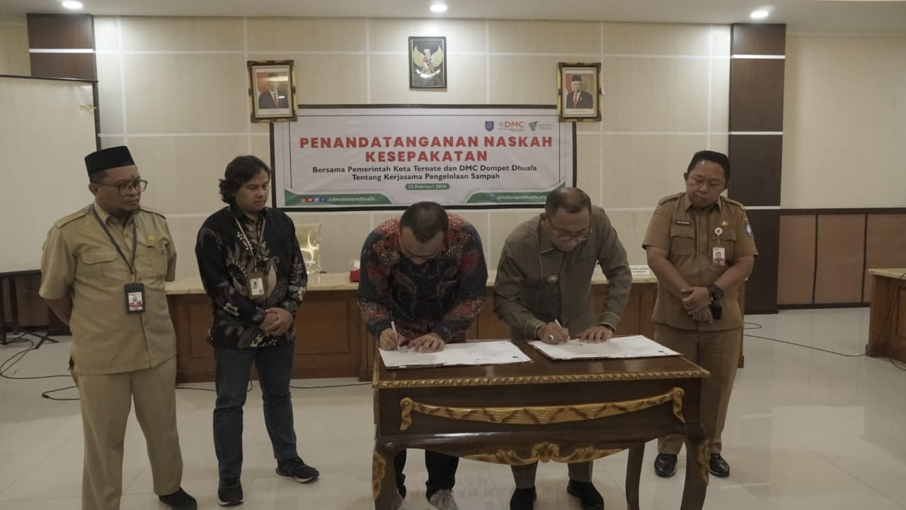 langkah kolaboratif dompet dhuafa dalam mengelola sampah di Ternate