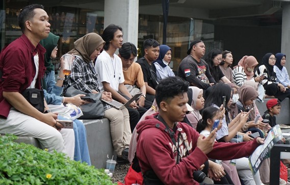 #RamadanMendekatkan di Taman Literasi Blok M