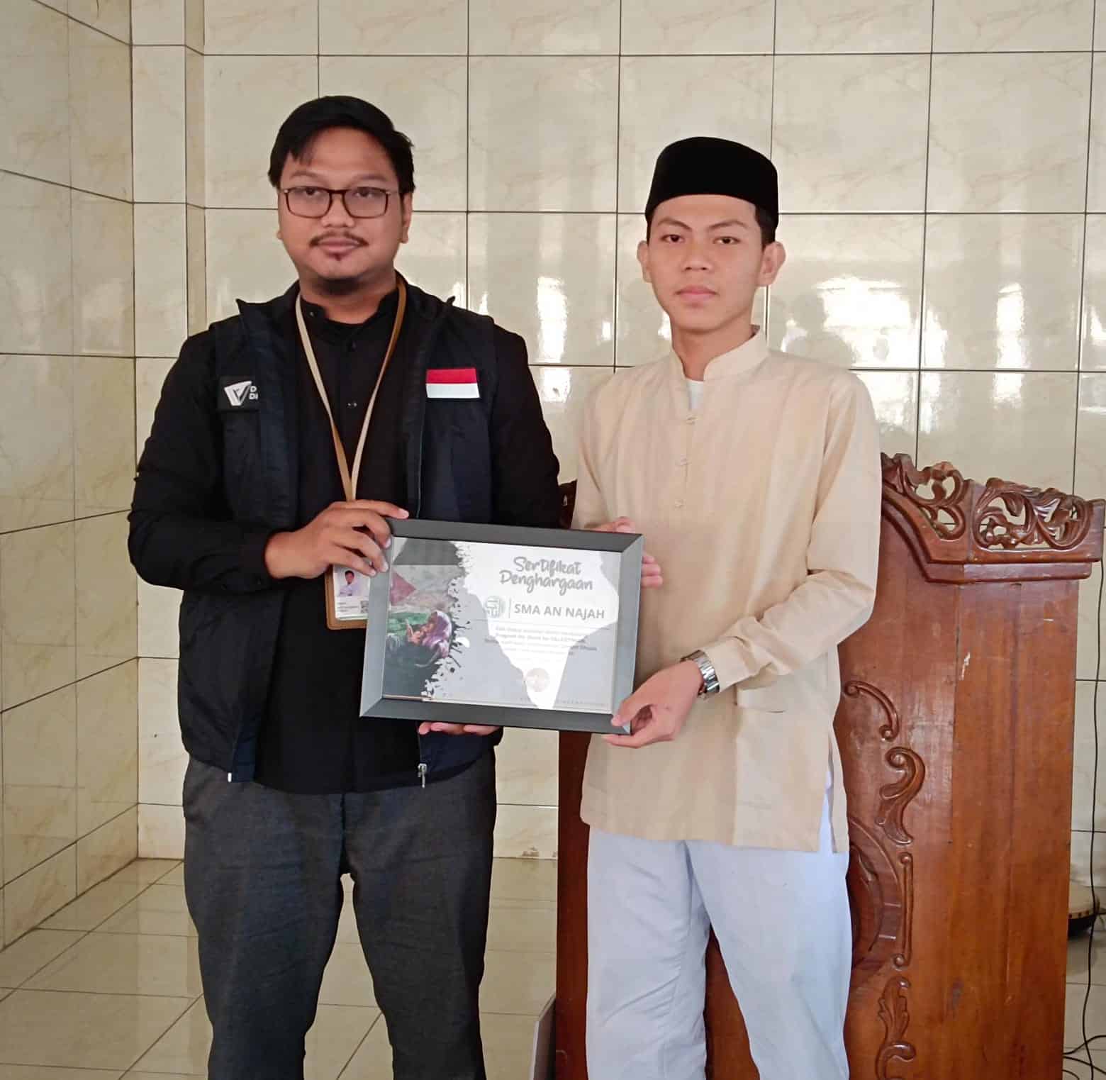 sma annajah donasi untuk palestina 1 dompet dhuafa SMA An-Najah donasi untuk Palestina