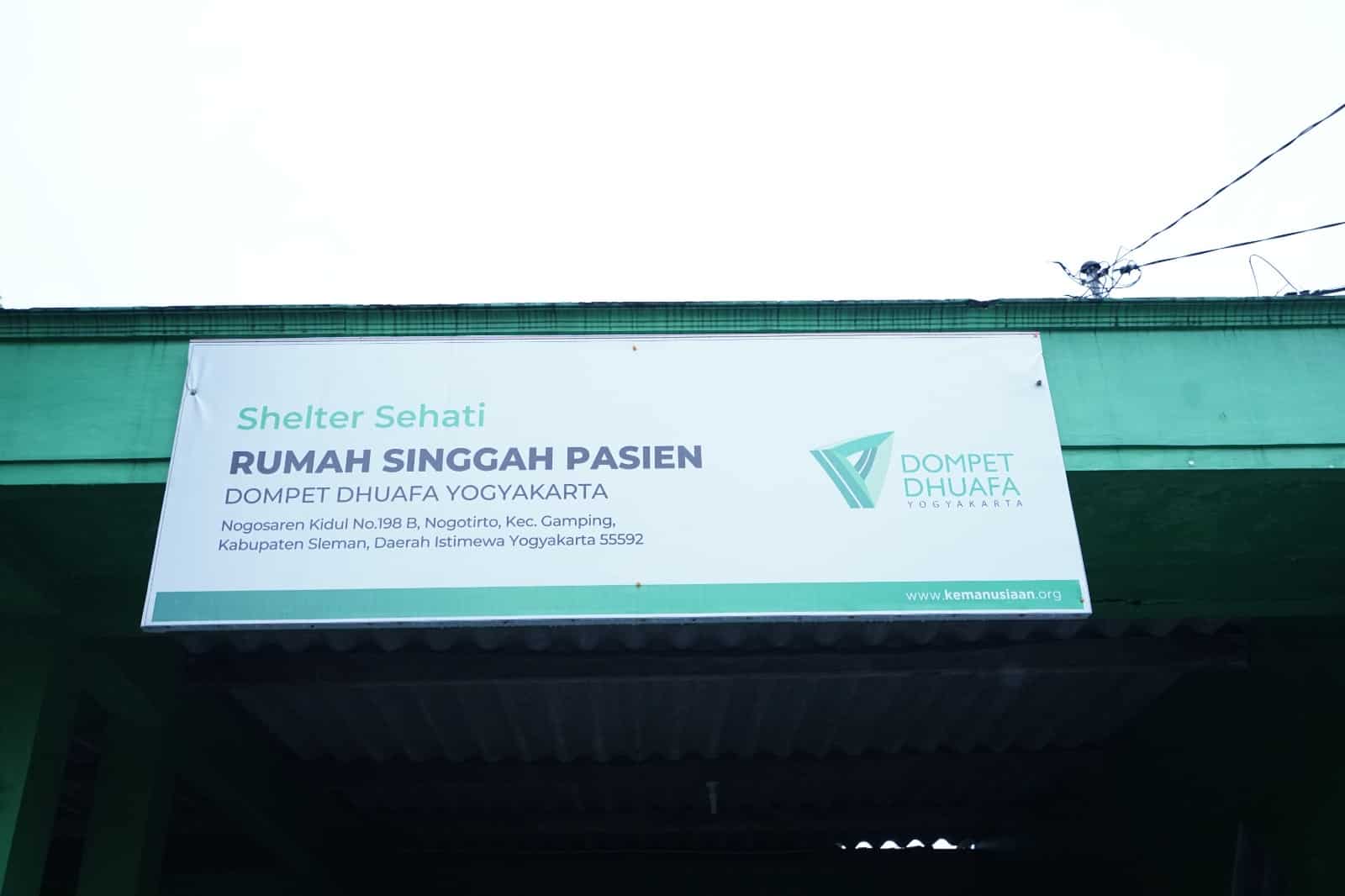 rumah singgah pasien shelter sehati Dompet Dhuafa Yogyakarta