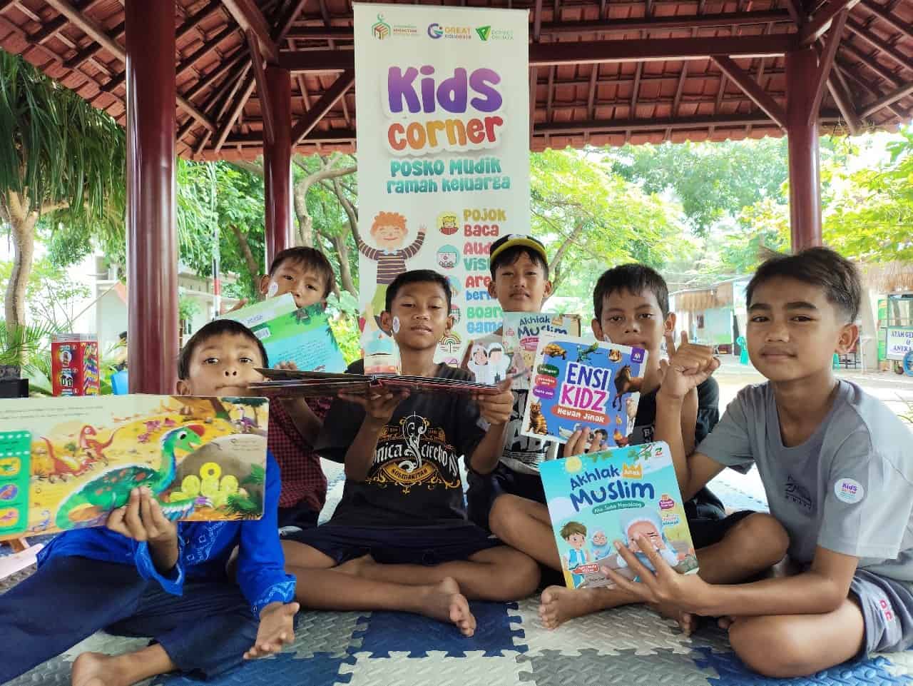 kids corner pos mudik1 dompet dhuafa Kids Corner Pos Mudik