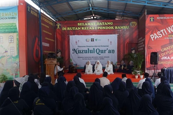 Pesantren Kilat dan Peringatan Nuzululquran di Rutan Pondok Bambu